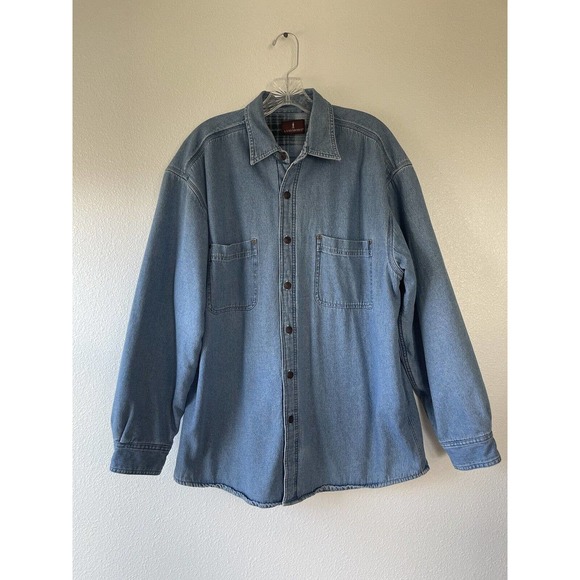 Vintage Other - Vintage Trucker Logger Denim Jacket Shirt L